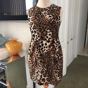Nanette Lepore silk leopard dress